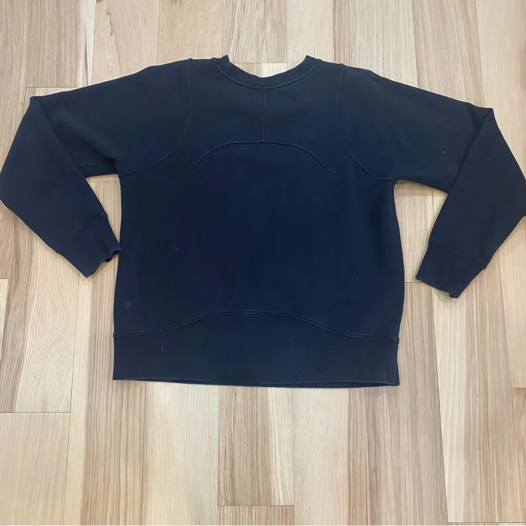 Lululemon black Sz S crewneck sweatshirt - Image 4