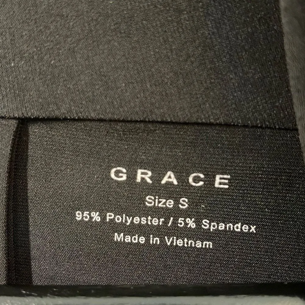 Grace Women's V Neck Blouse Sleeveless Hi Low Hem Flowy Top Black‎ Size Small Black - Image 3