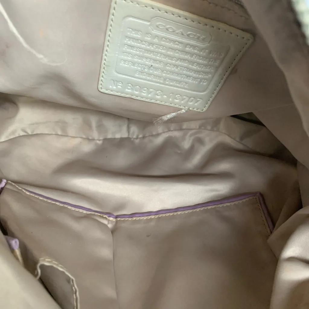 COACH ALI SIGNATURE SATEEN HOBO - Image 10