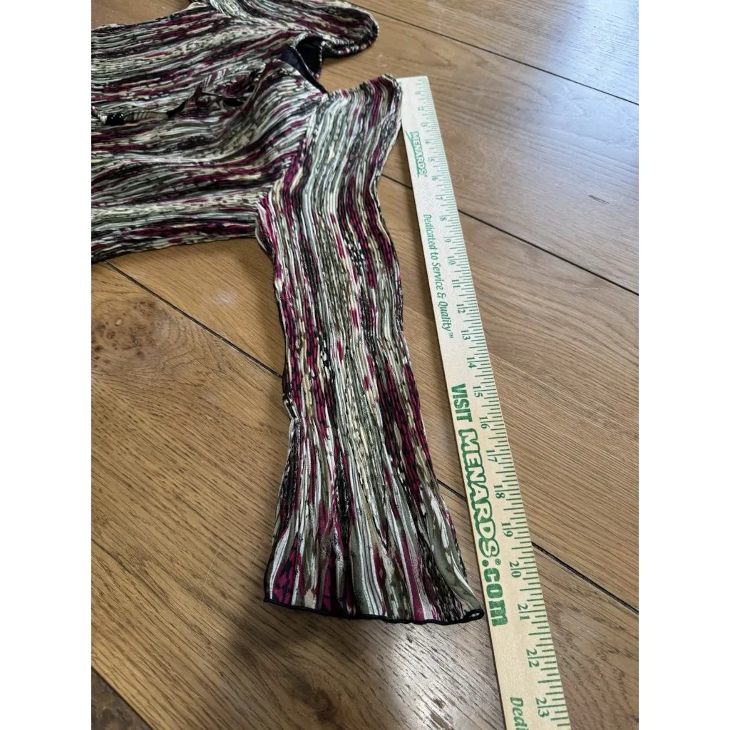 Christopher Banks Top Women Size Large Polyester Stretch Colorful Office Teacher - Image 6