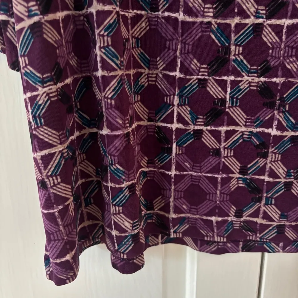 Chico’s Traveler Size 3 Classic Mosaic Geometric Tile-Print Tunic Chicos Size XL - Image 11