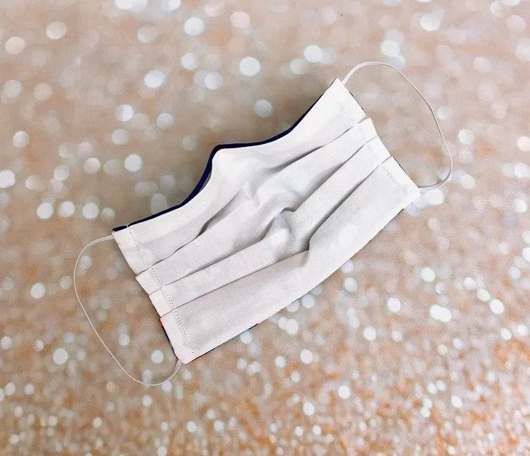 Sheep Premium Cotton face Mask Black - Image 3