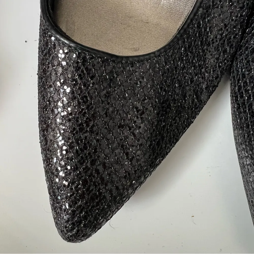 Fiona Night Ombré Black Glitter Heels 8.5 Size undefined - Image 6