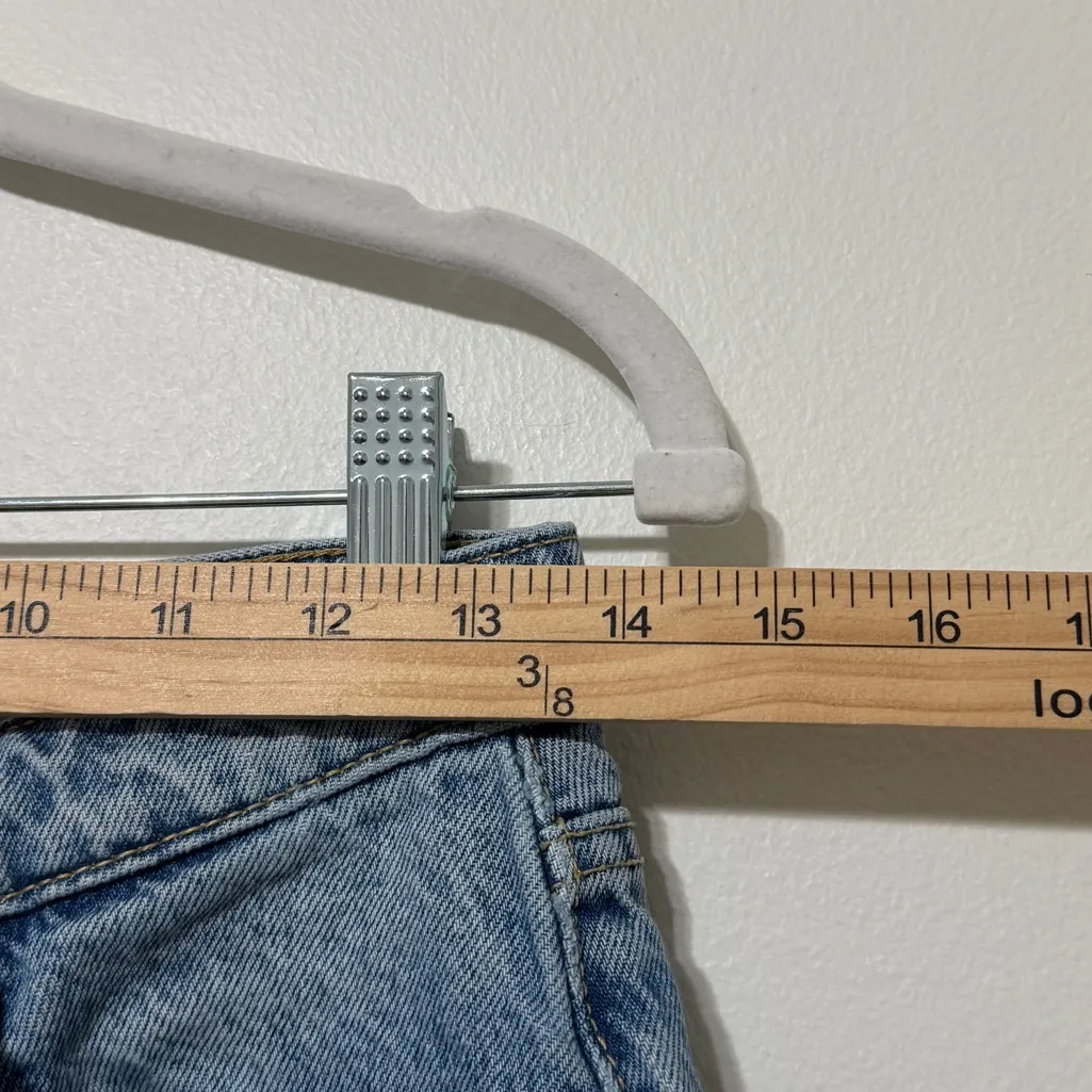 Rag & Bone Alex High Rise Straight Fit Size 27 Raw Hem Cotton Button Fly - Image 10