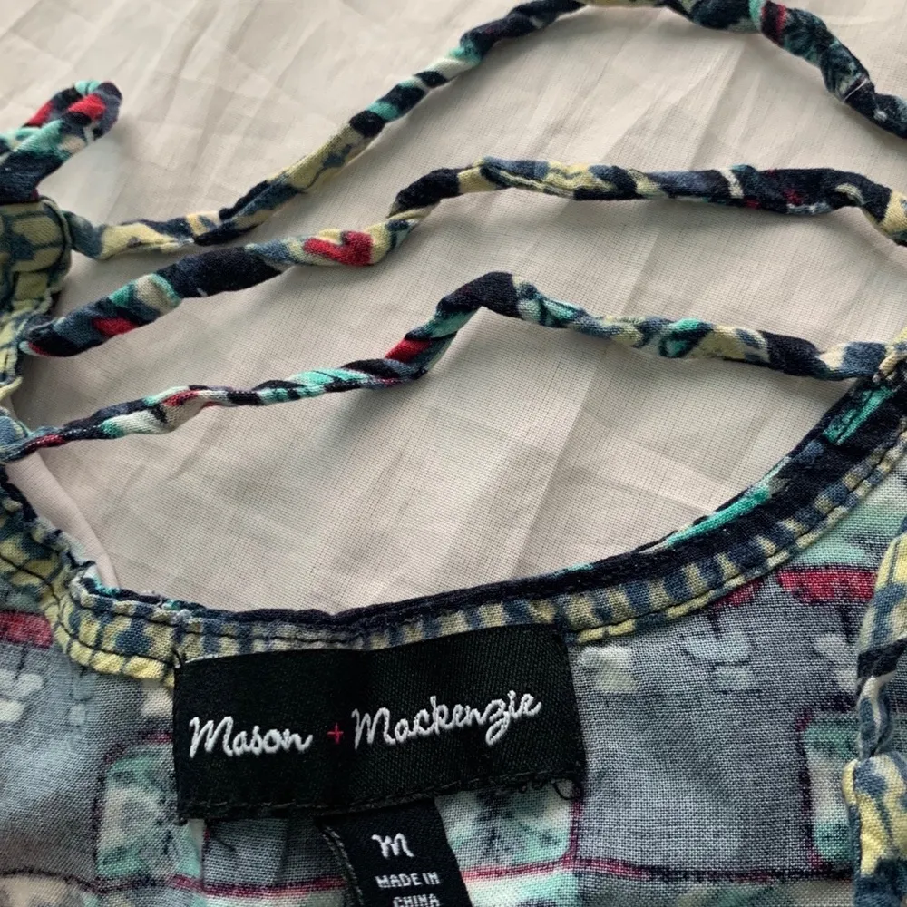 patterned tank top Yellow Size M - Image 4