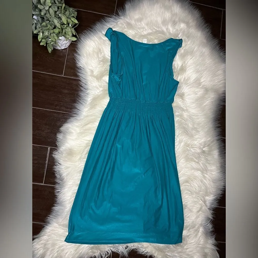 Soma ruffle front v neck sleeveless short dress sz XS - Image 5