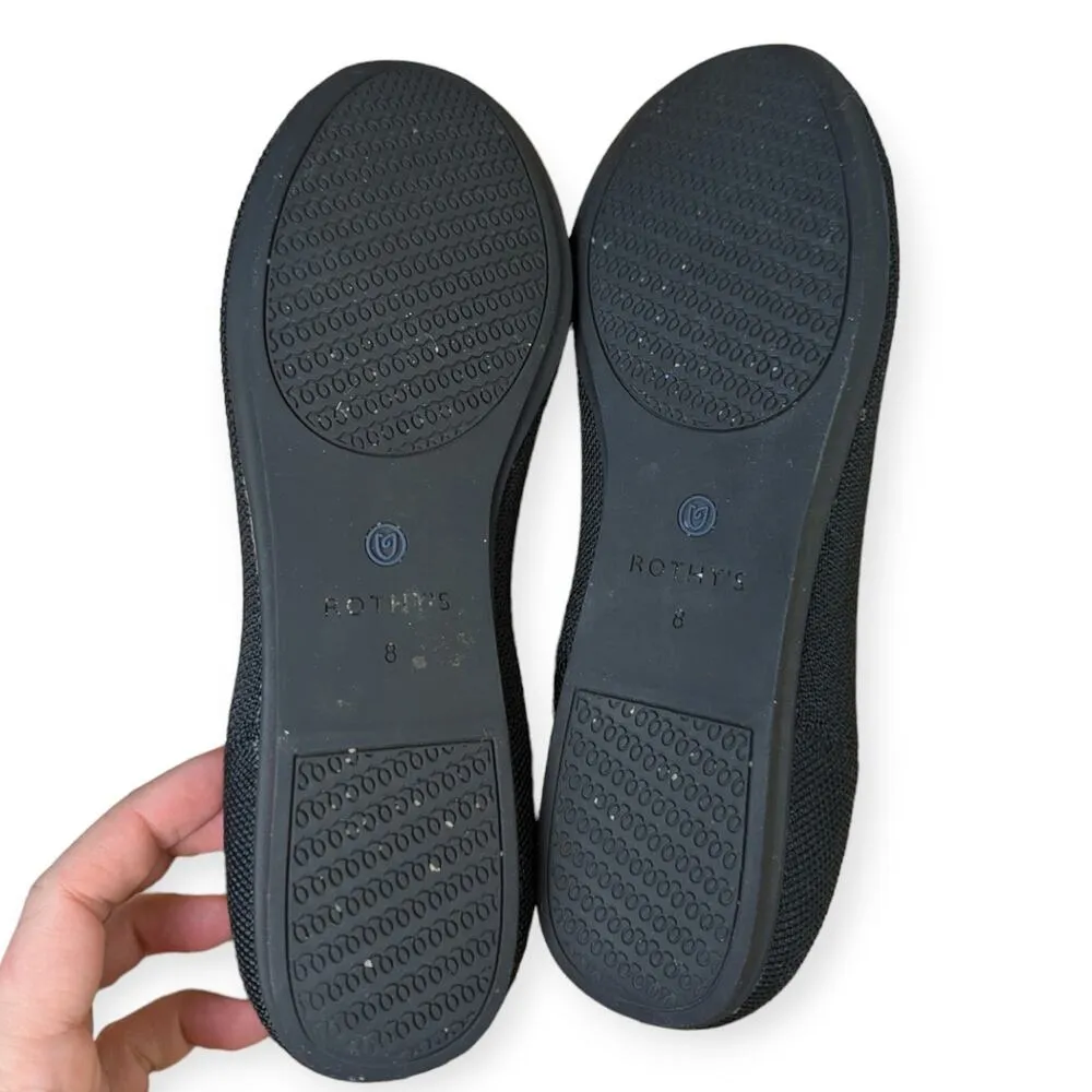 Rothy's Black Flats Original Round Toe Flats Size 8 - Image 2