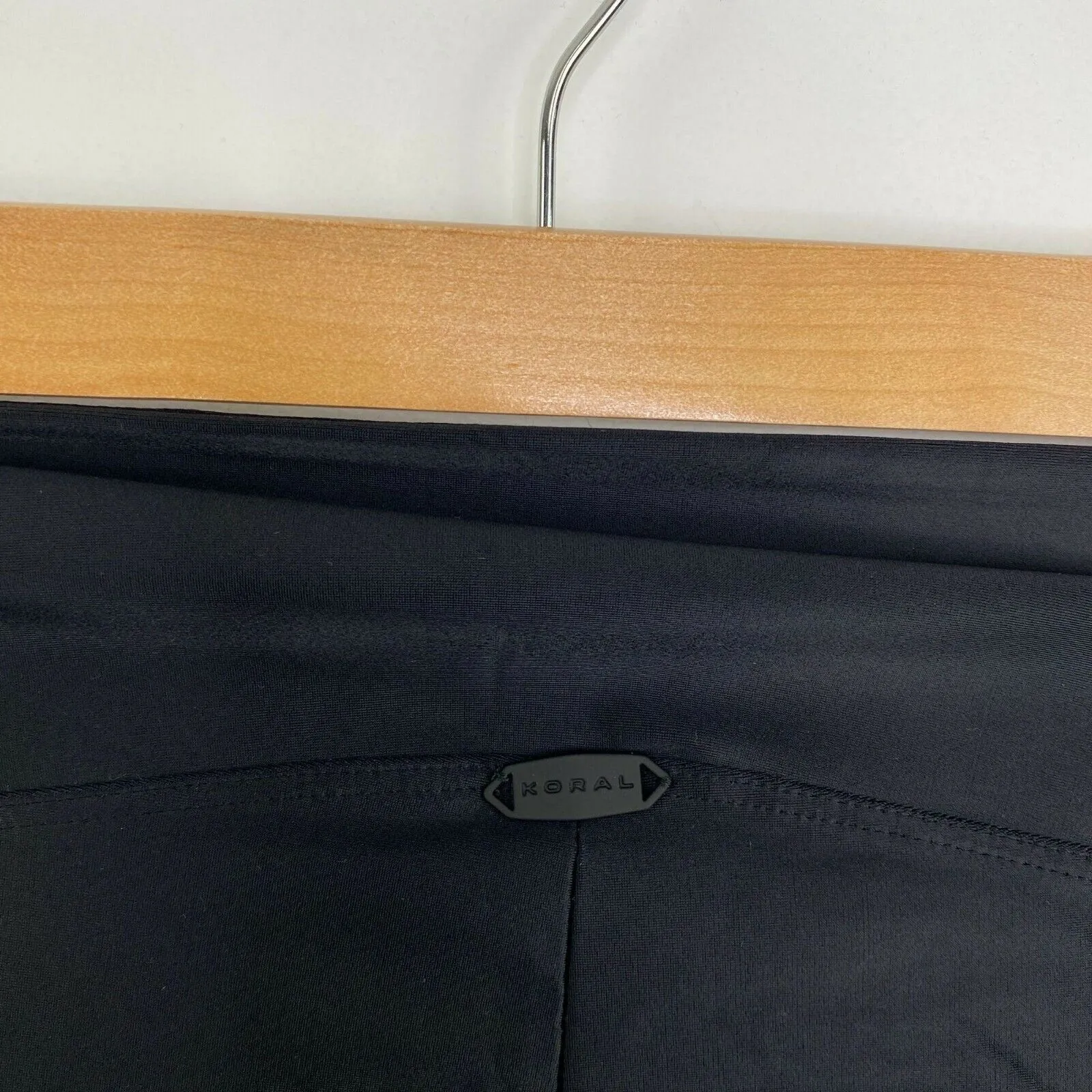 Koral Black Neon Green Step Up High Rise Chevron Leggings Women's Size Small S - Image 7