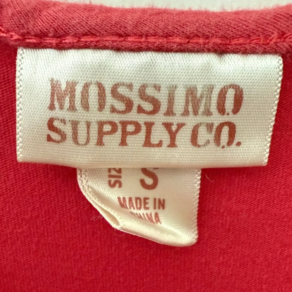 Mossimo Y2K 00s Cotton Pink Babydoll Mini Dress Tomato Girl Minimalistic Core - Image 3