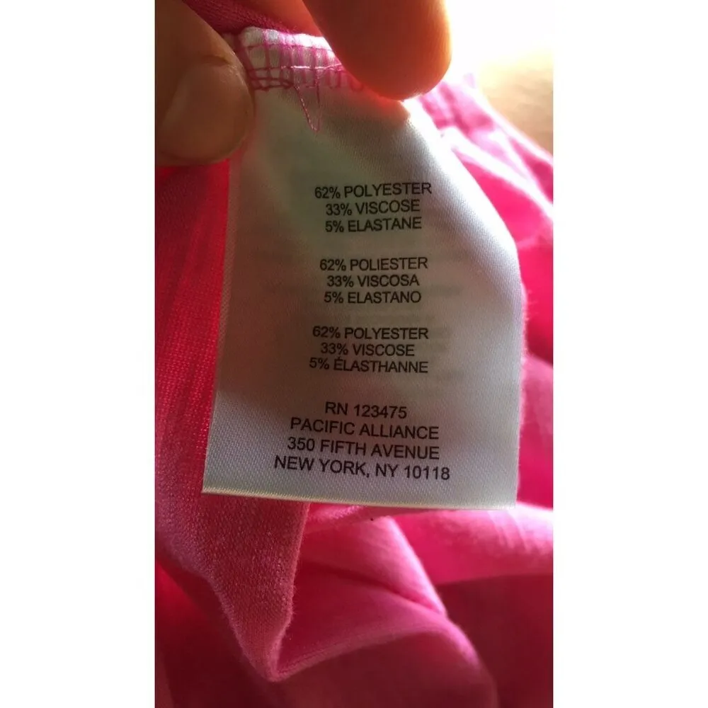 Jones New York Faux Lace Up Short Sleeve Top - Image 7