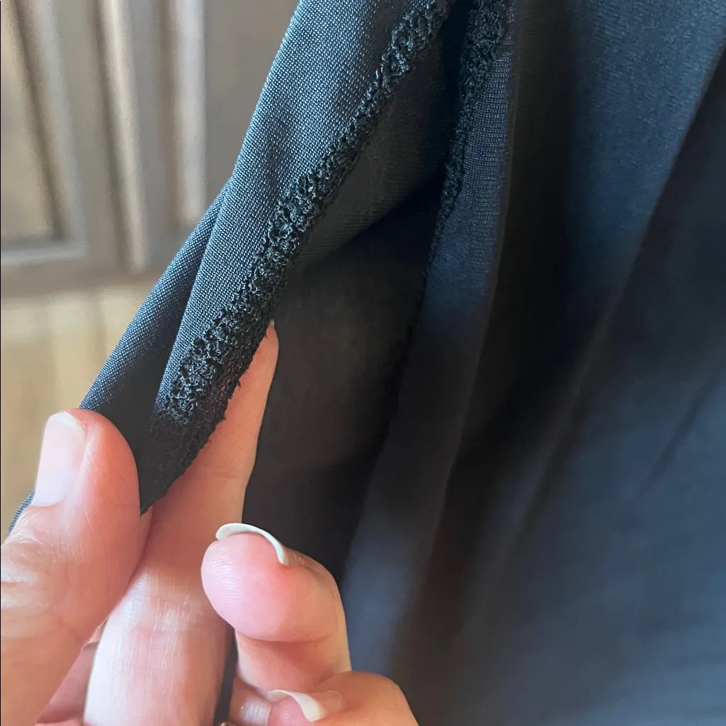 Vintage Black Nylon Half Slip Wonens Medium - Image 4