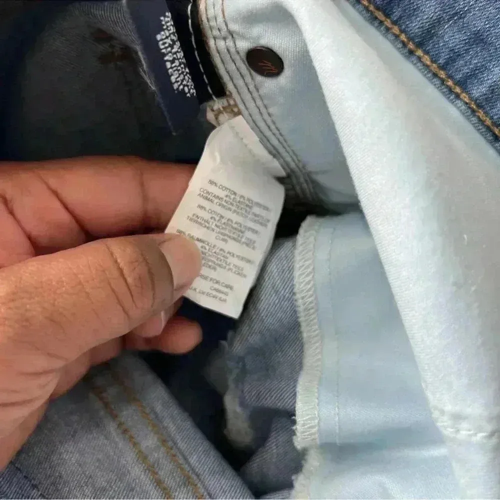 Madewell 9" High-Rise Skinny Jeans in Ontario Wash: Distressed-Hem‎ Editi… - Image 8