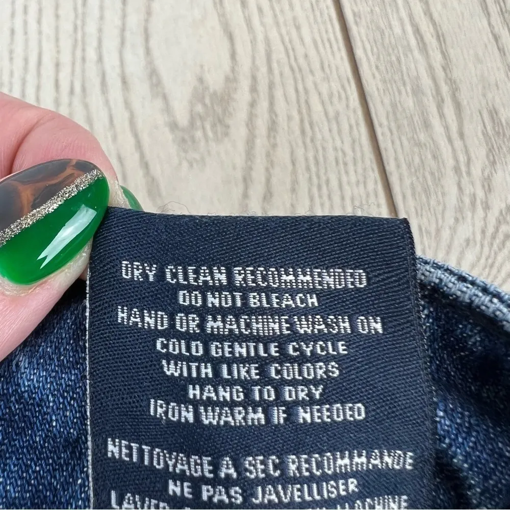 Fidelity Denim Twiggy High Waist Crop Raw Hem Slim Jeans 26 Freebird Blue $218 - Image 11