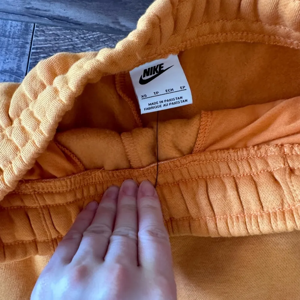 Nike Sportswear Women's Essential Fleece High Rise Shorts DM6123-738 Yellow - Image 4