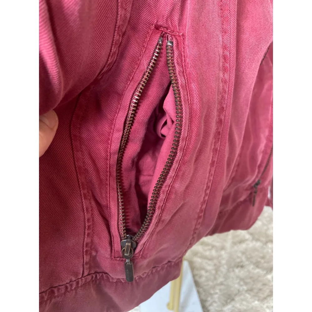 Max Jeans Zip Moto Jacket Pockets Autumn Fall Winter City Streetwear Boho Travel - Image 5