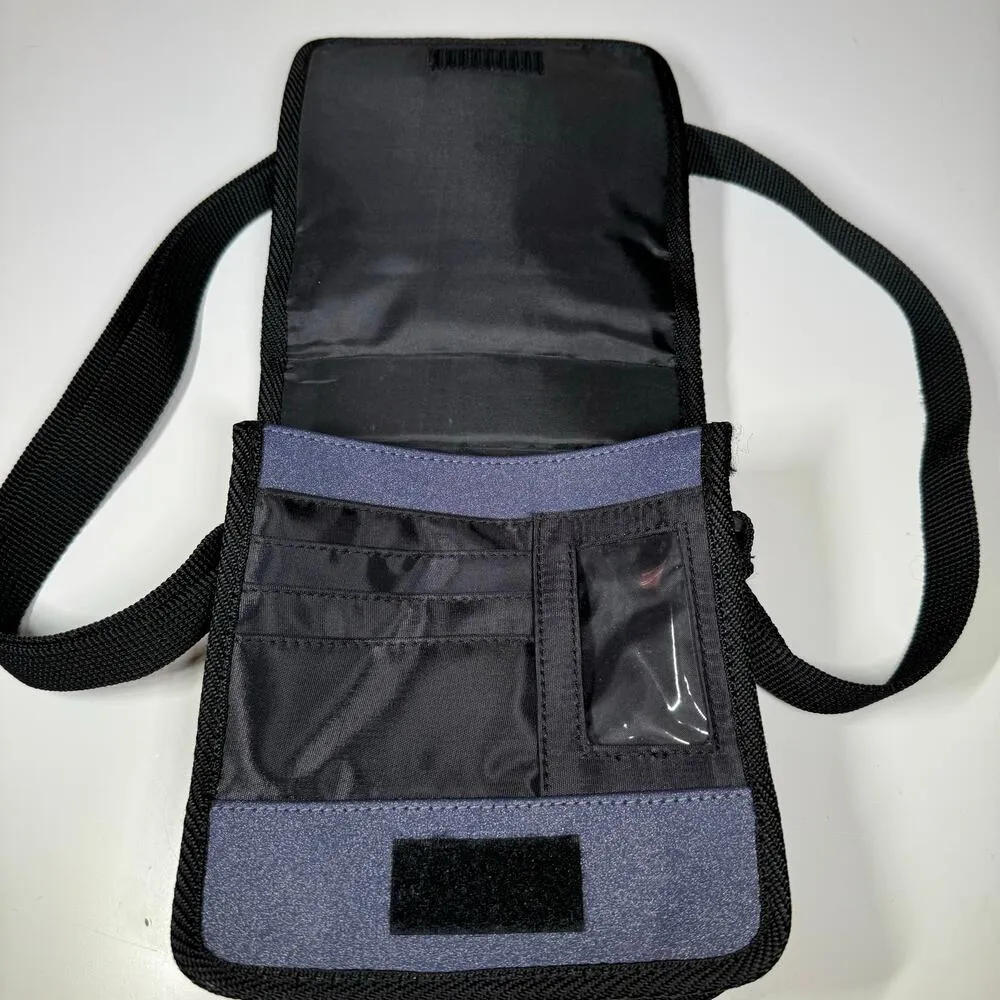 STAR Red Blue Star Print Crossbody Wallet Purse Vinyl Travel Organizer - Image 7