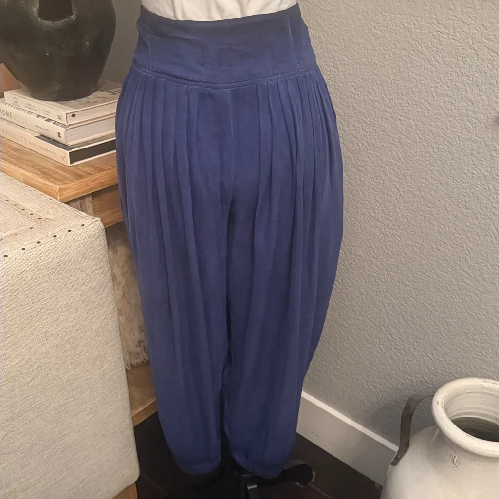 Anthropologie Hei Hei Blue Cropped Parachute Pants Size XS - Image 6