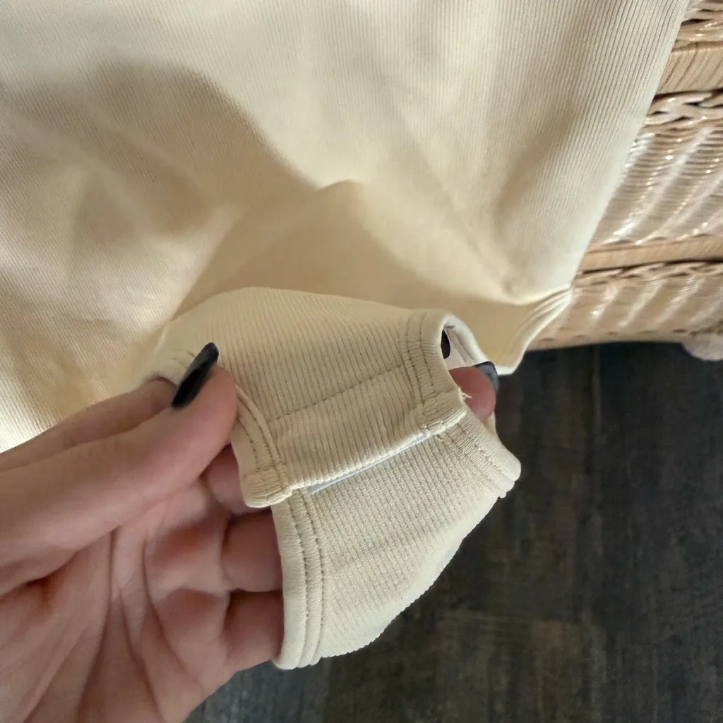 Cream Colored Compression Bodysuit Size M - Image 4