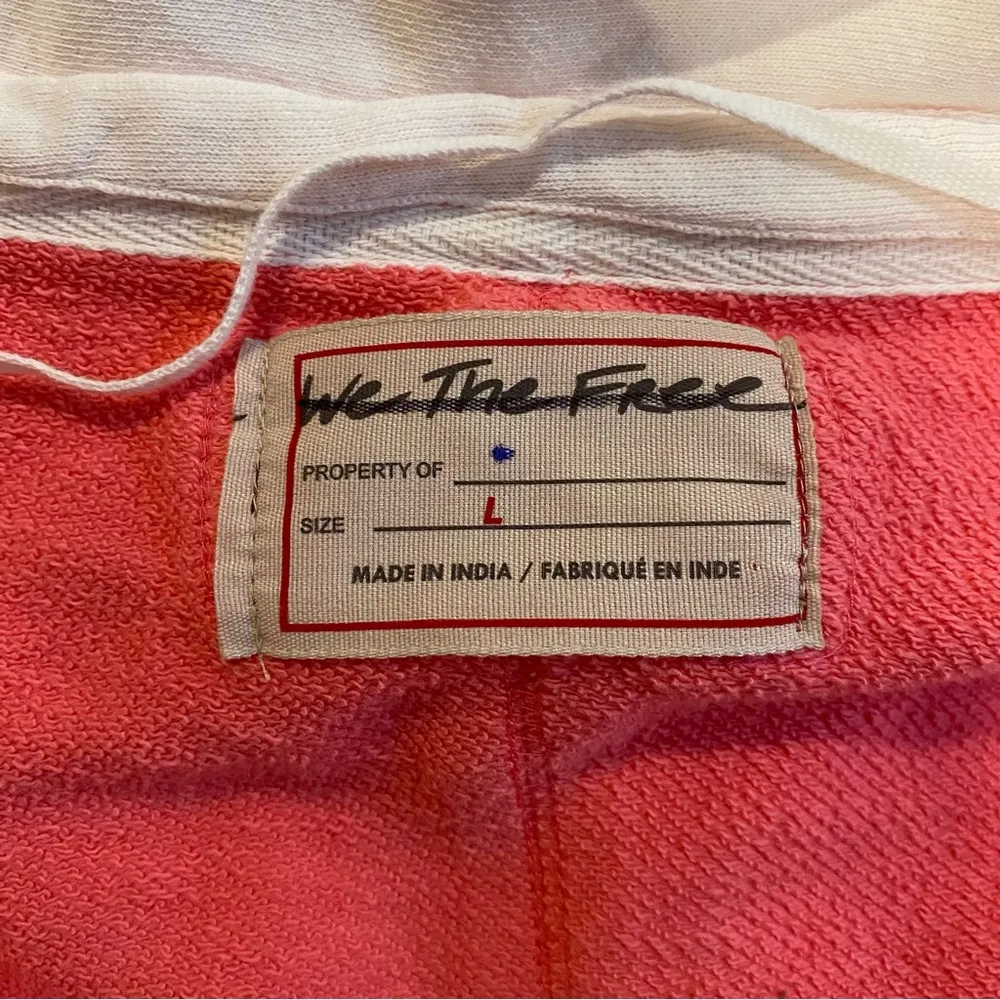 We The Free People Clean Prep Nautical Striped Collared Pullover Sweatshirt | L - Image 11