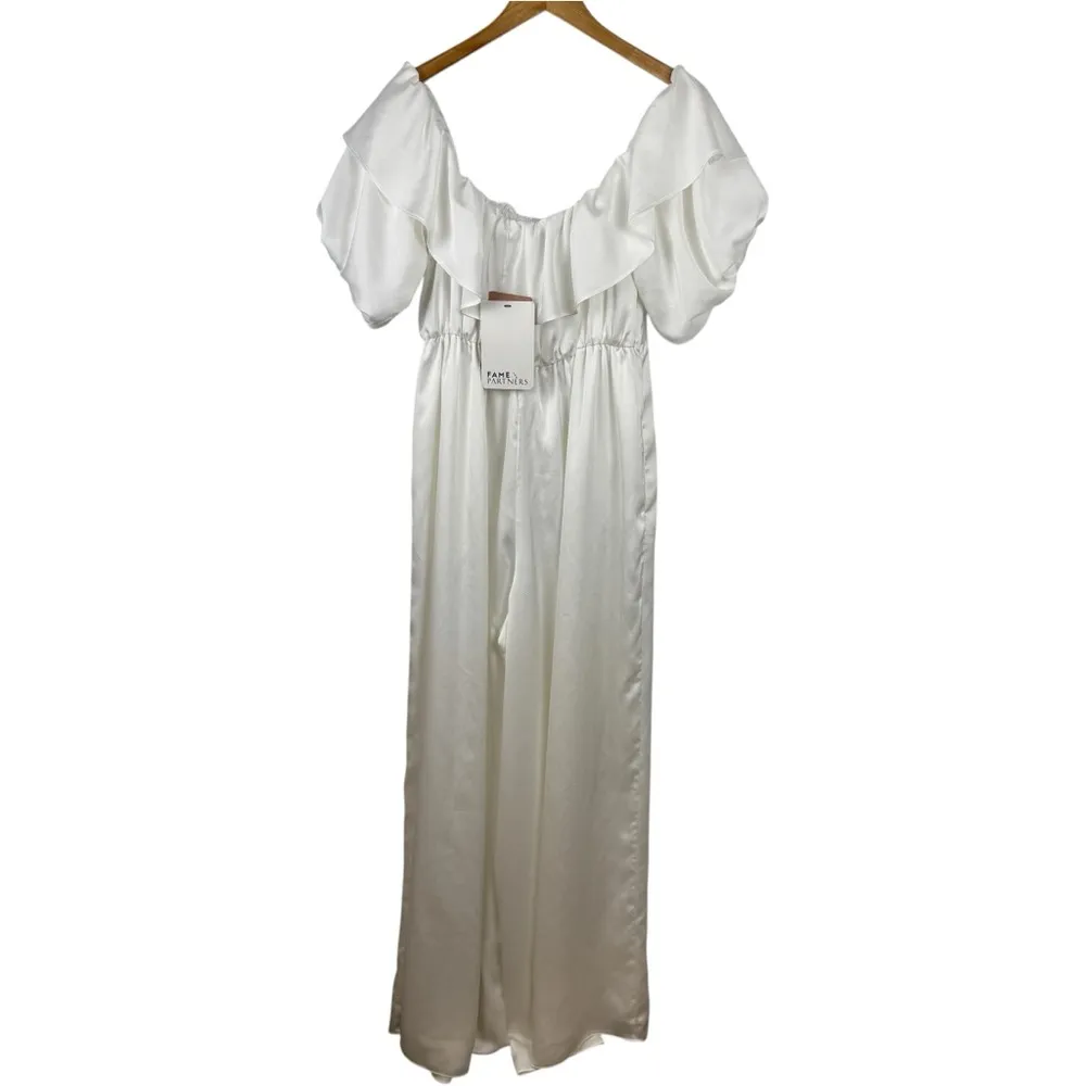 NWT Anthropologie BHLDN Fame and Partners Tassiah Jumpsuit Size 14 Bridesmaid - Image 8