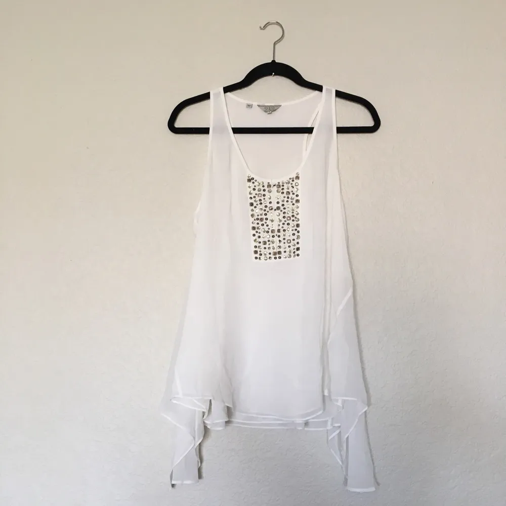 GUESS Shark-bite Embellished Top - Image 4