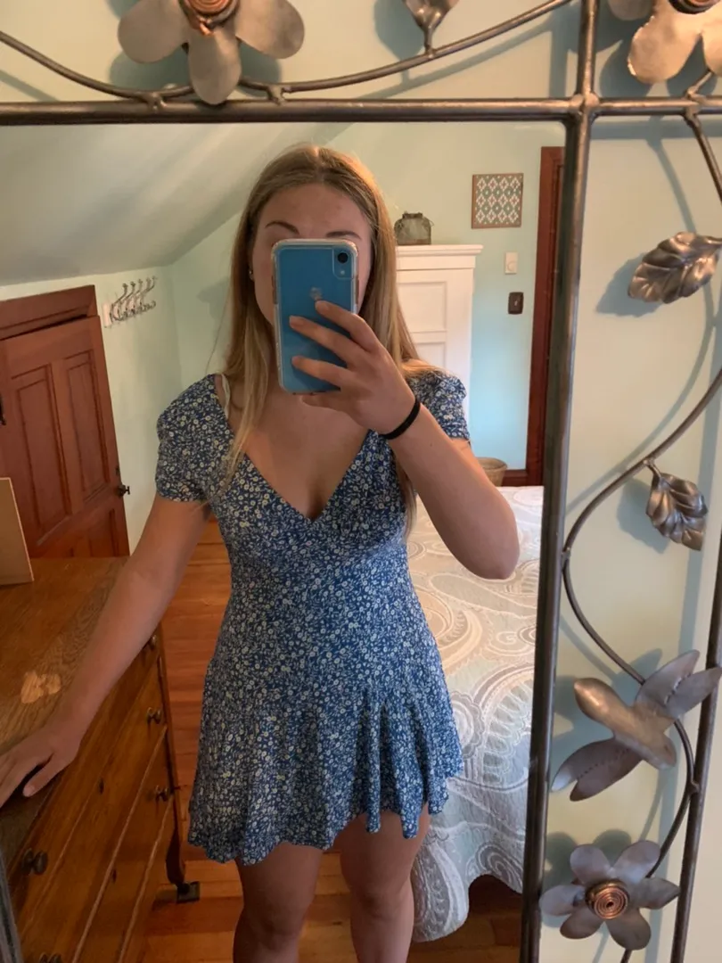 Princess Polly The Sting Mini Dress Blue - Image 3