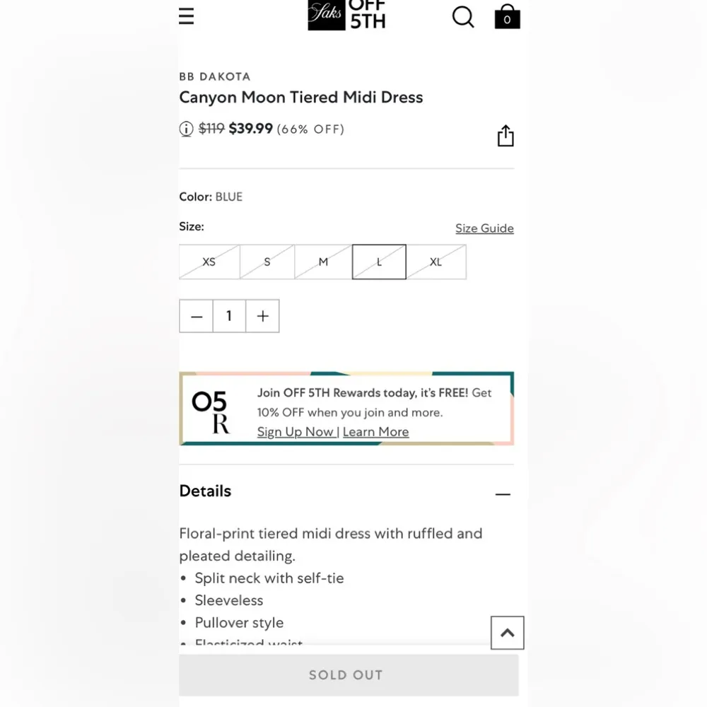 by STEVE MADDEN CANYON MOON TIERED MINI DRESS - Image 15