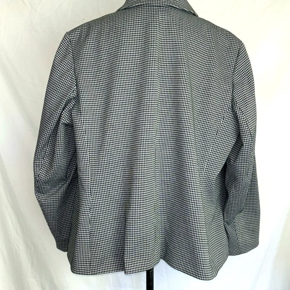 Nine West Black and White Blazer Jacket - Image 5