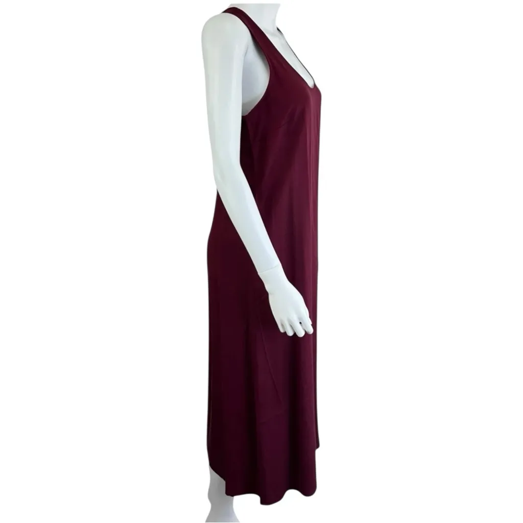 J. Crew Burgundy Casual Maxi Dress Size 6 - Image 2