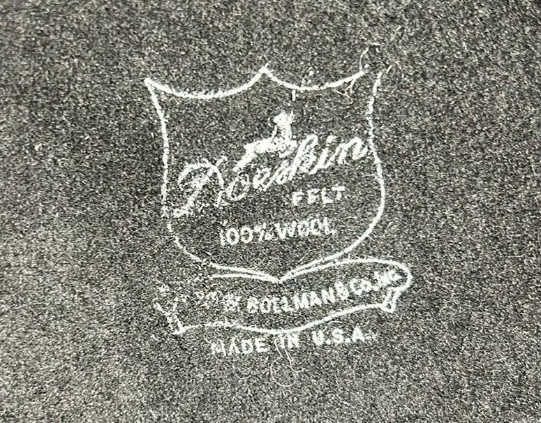 Doeskin Women’s Black/Tan Felt Wool Hat W/Netting .Vintage 60’s - Image 5