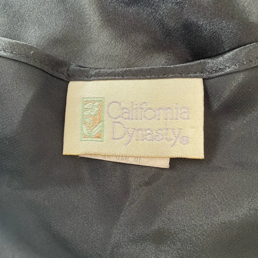 Vintage California Dynasty Slip, Size Medium Black - Image 3