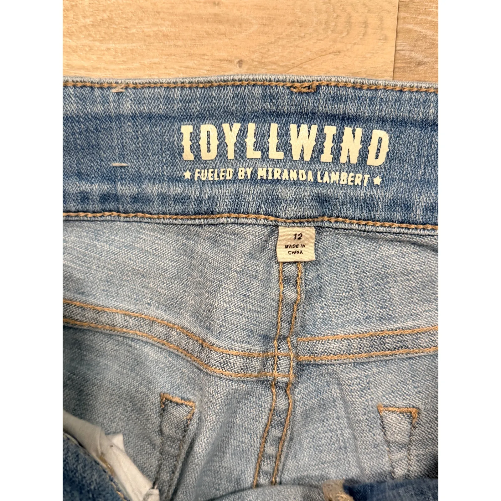 IDYLLWIND Jeans Size 12 / 34 Bootcut Blue - Image 2