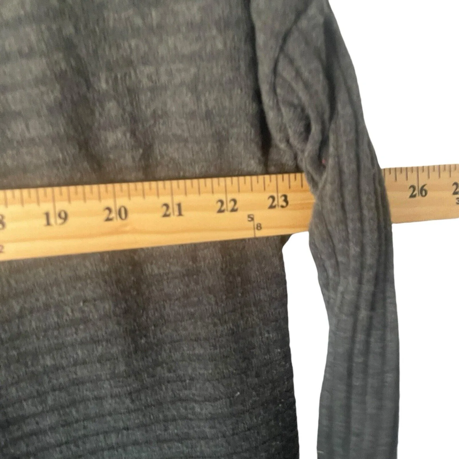 Pen Paper Women's‎ Size Large Green Ribbed Open Front Cardigan Sweater - Image 8