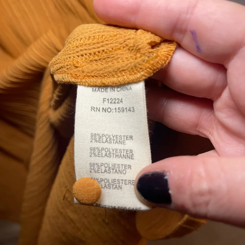 FRNCH Yellow Midi Dress 3/4 Sleeve - Image 13