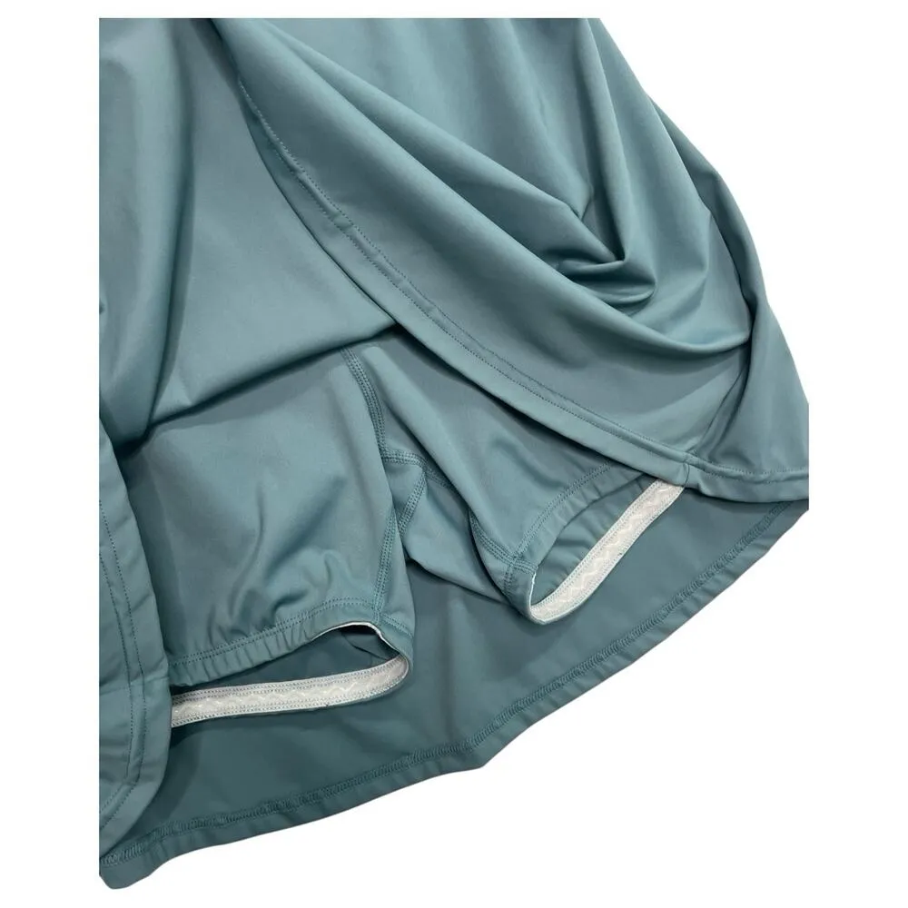 Jack Smith Tennis Dress Womens Small Green Open Back Shorts Athletic Golf Sports - Image 4