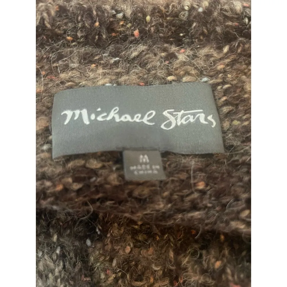 MICHAEL STARS (Revolve) Space Dyed Sweater Java - Image 4
