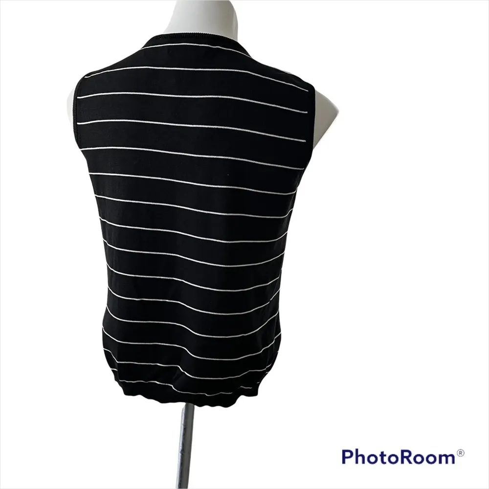 Lauren Ralph Lauren Silk Blend Sleeveless Sweater Top - Image 4