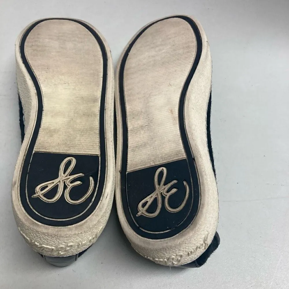 SAM EDELMAN Becker Slip On Loafer‎ Black Calf Hair Size 7.5 M - Image 8