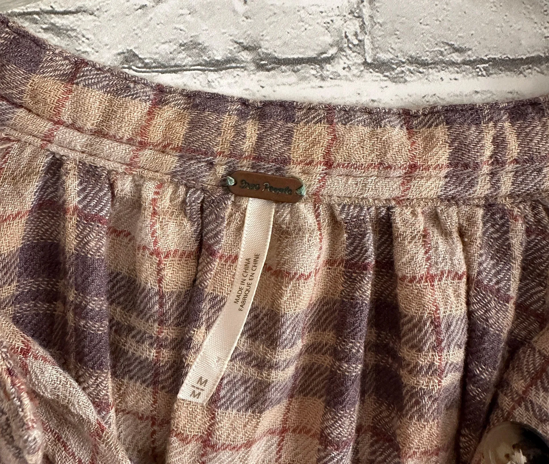 Free People Flannel Top - Image 5