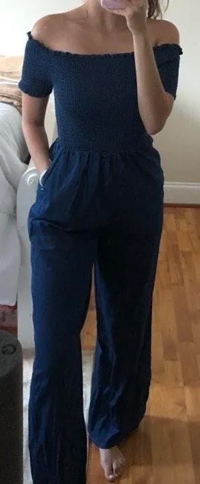 Blue Rain Jean Jumpsuit - Image 4