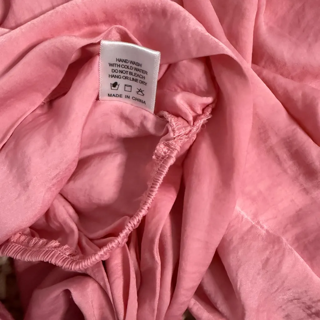 Windsor  Coral Off-Shoulder Blouse with Tie-Front - Image 8