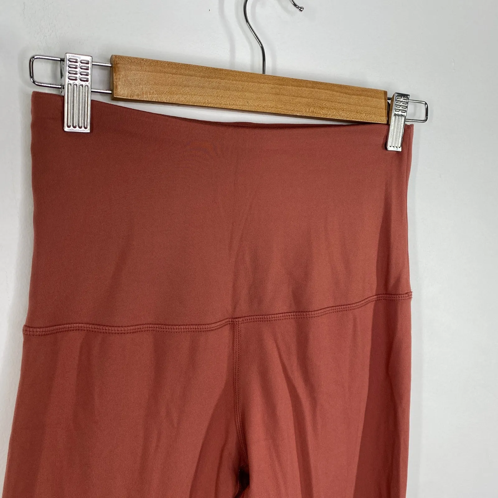 MPG Rust Red Pull On Stretch Activewear Leggings Women's Size Small S - Image 4