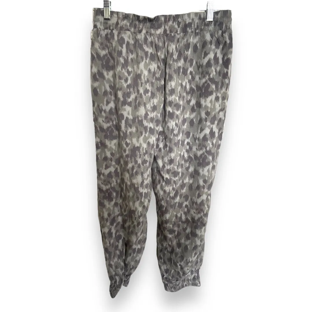 Cloth & Stone Anthropologie Womens Pants Sz S Gray Leopard Print‎ Jogger Tencel - Image 4