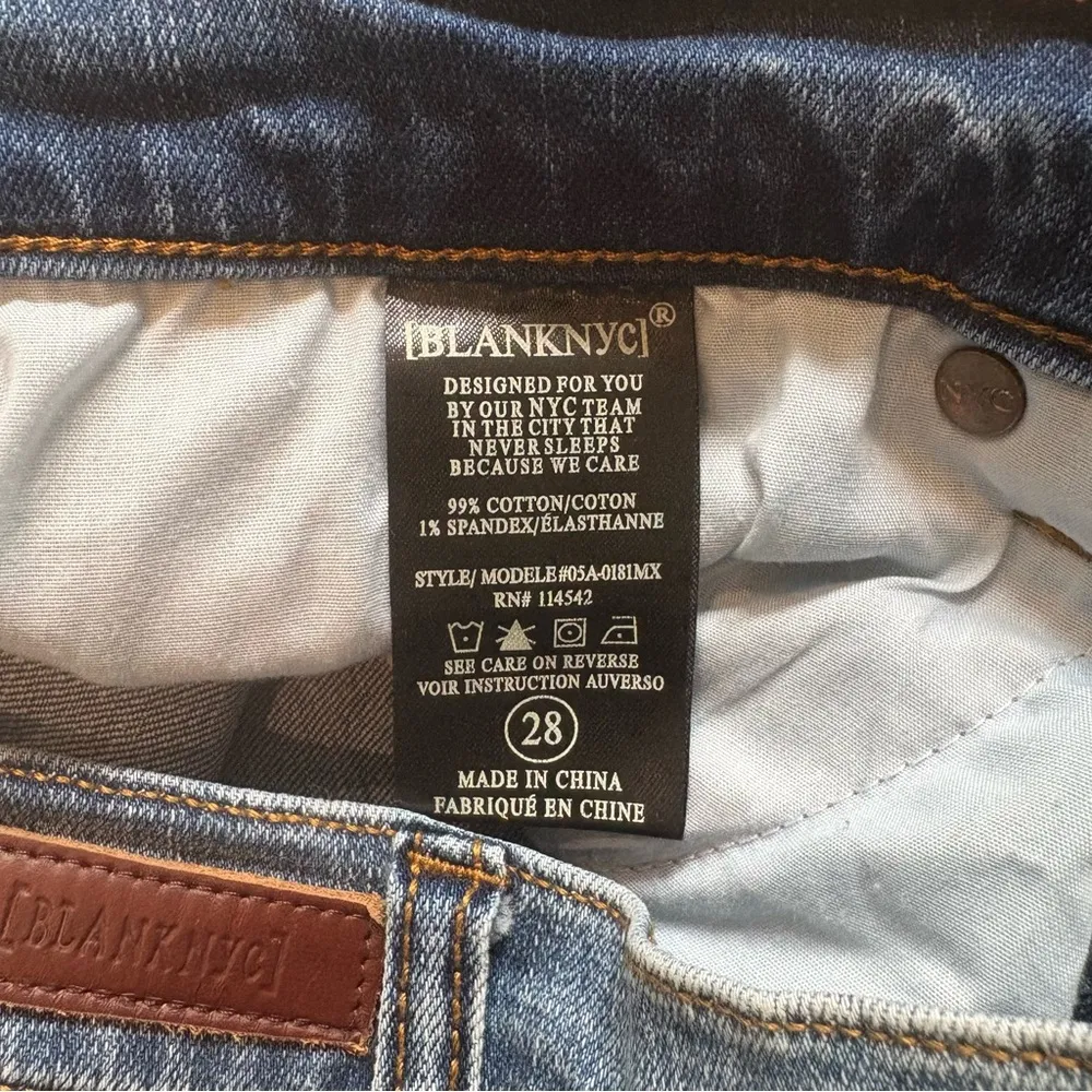 BlankNYC Denim Mini Skirt, Sz 28 - Image 13