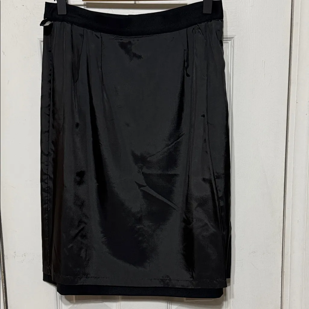 Christian Dior Classic Black Pencil Skirt Size Large W 13.5 L 23” - Image 9