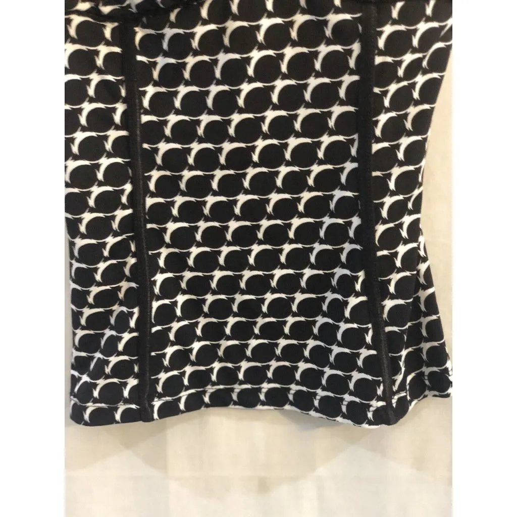 Candie’s ~ Spaghetti Strap Top ~ Size Medium ~ Black & White - Image 3