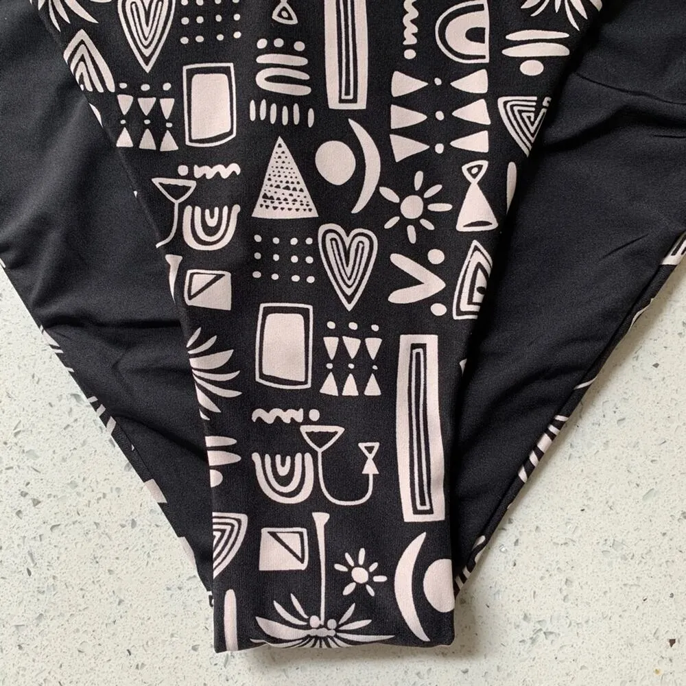 NWT Onia Sabrina High Waist Geo Bikini Bottoms XL - Image 6