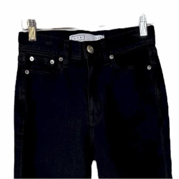 AYR Denim The Straight Up Black Jeans Women’s Size 24 - Image 3