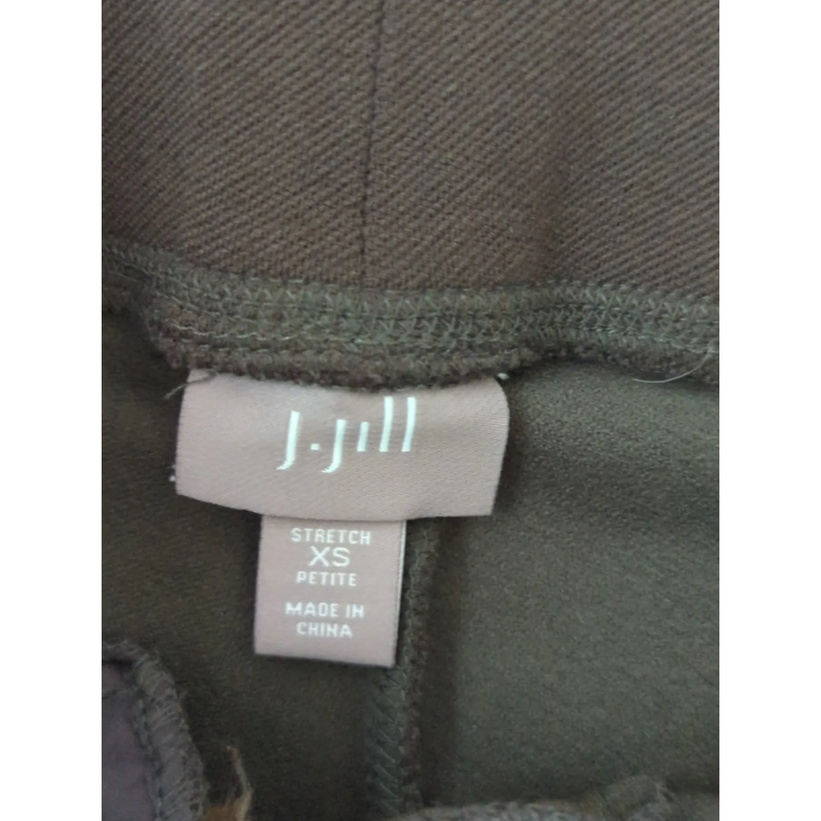 J. Jill Olive Green Pull On Pants Womens XS Casual Minimalist - Image 9