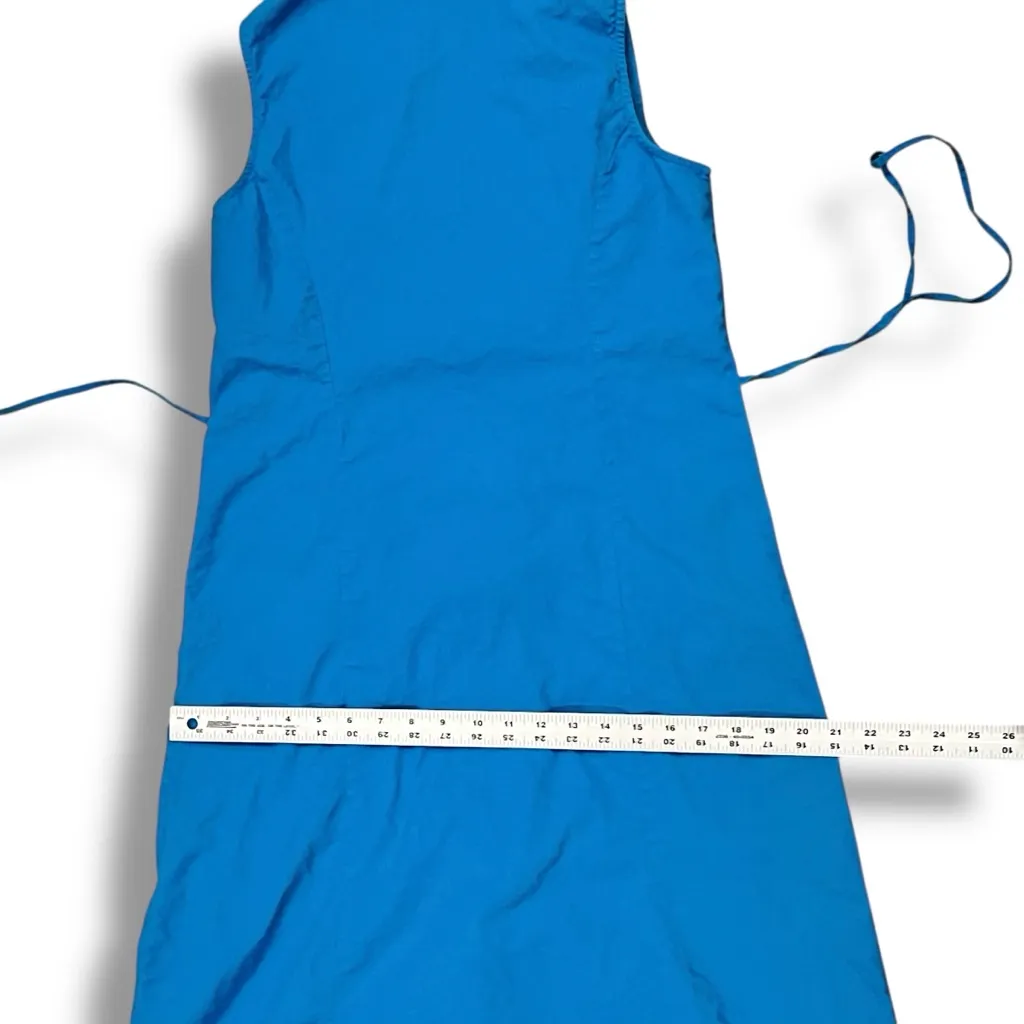 VTG 90s Jackyn Smith Royal Blue Maxi Jumper Overall Dress M Grunge Academia A - Image 5